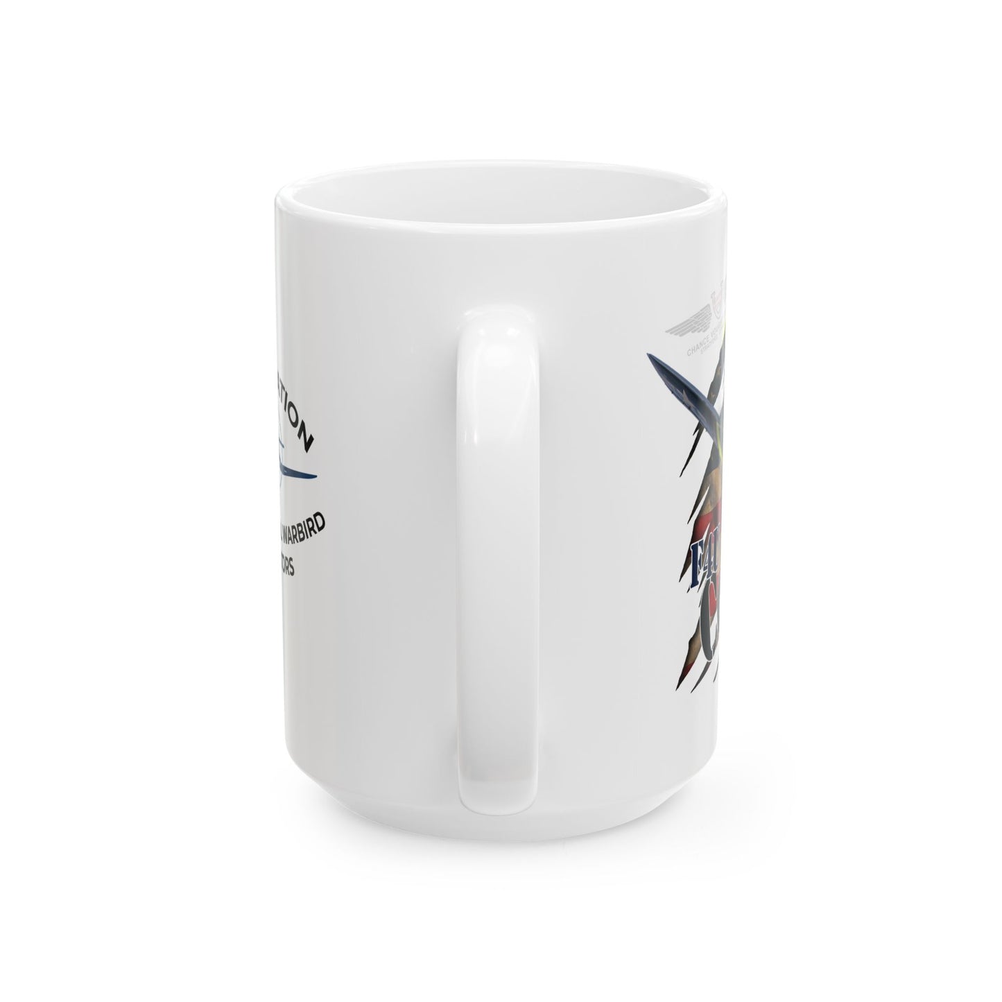 APWO F4U Corsair Logo Ceramic Mug, (15oz)