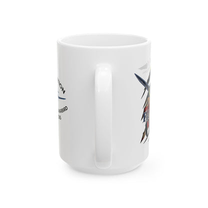 APWO F4U Corsair Logo Ceramic Mug, (15oz)