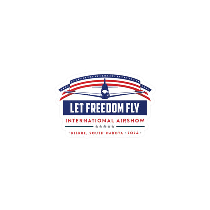 Let Freedom Fly International Airshow Logo Kiss-Cut Vinyl Decals