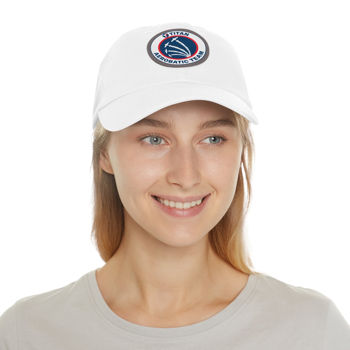 TITAN Aerobatic Team Ball Cap with Leather Patch (Round)