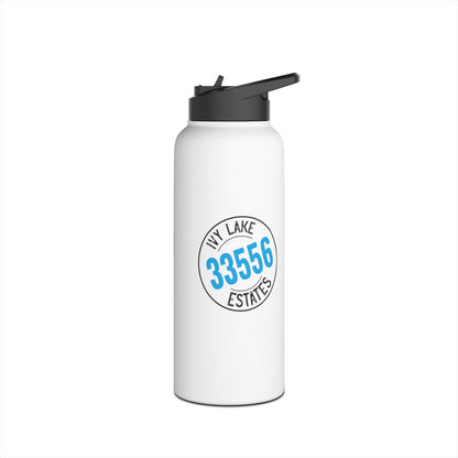 ILE 33556 Ivy Lake Estates Resident Stainless Steel Water Bottle, Standard Lid