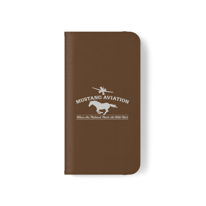 Mustang Aviation Phone Cover Flip Cases