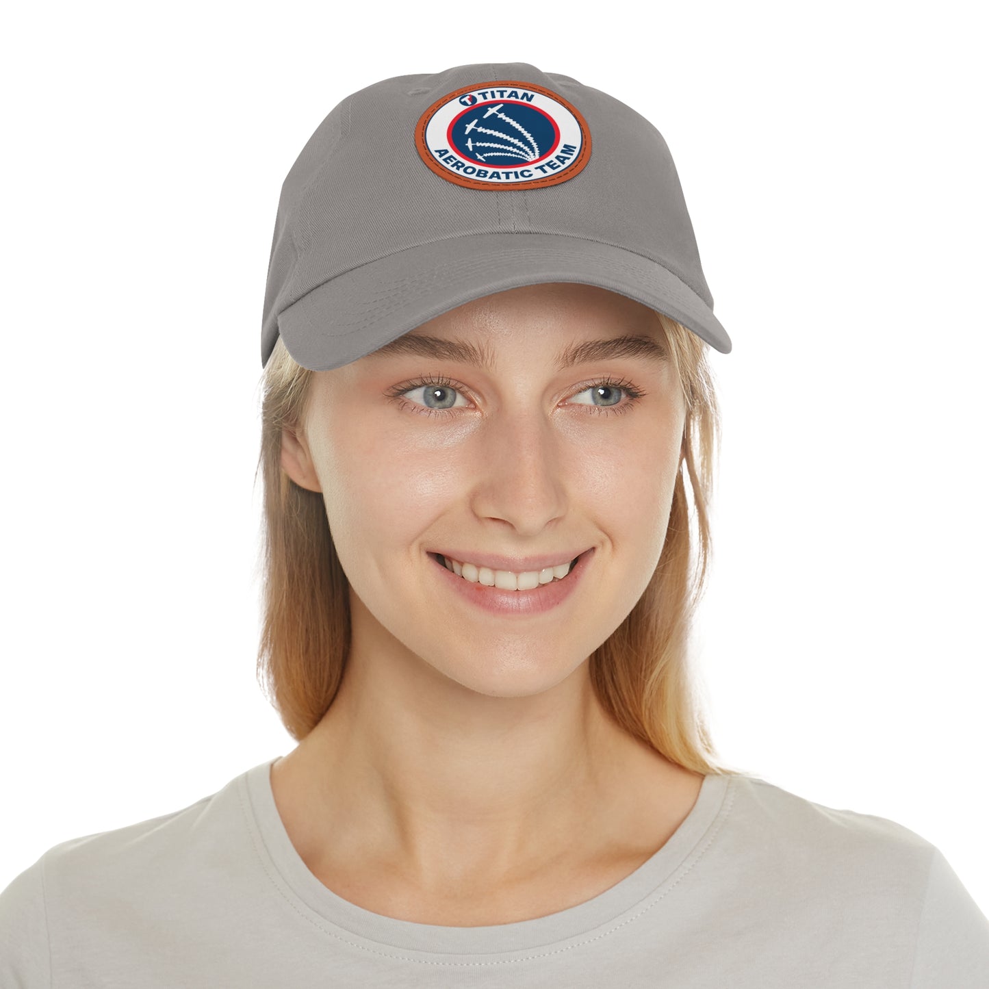 TITAN Aerobatic Team Ball Cap with Leather Patch (Round)
