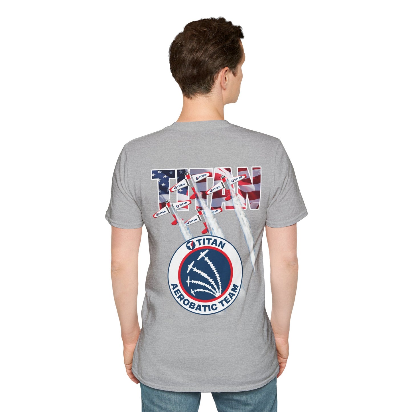 TITAN Aerobatic Team Unisex Softstyle T-Shirt Version 2