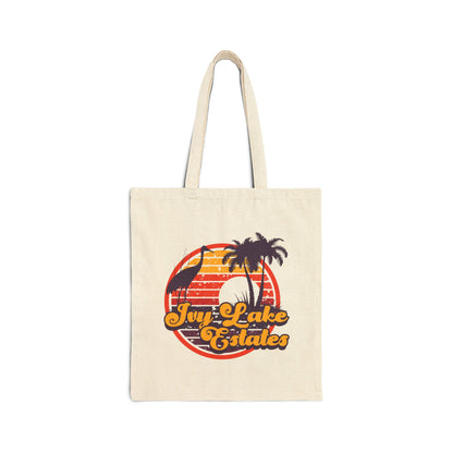 2-sided Retro 33556 Ivy Lake Estates Cotton Canvas Tote Bag