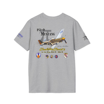 Southern Heritage Aviation Foundation P51 Mustang Charlotte's Chariot II Unisex Softstyle T-Shirt