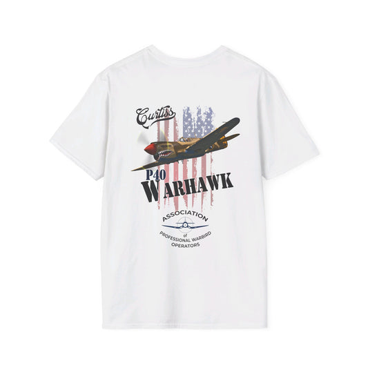 APWO P-40 Warhawk Member T-Shirt Unisex Softstyle T-Shirt