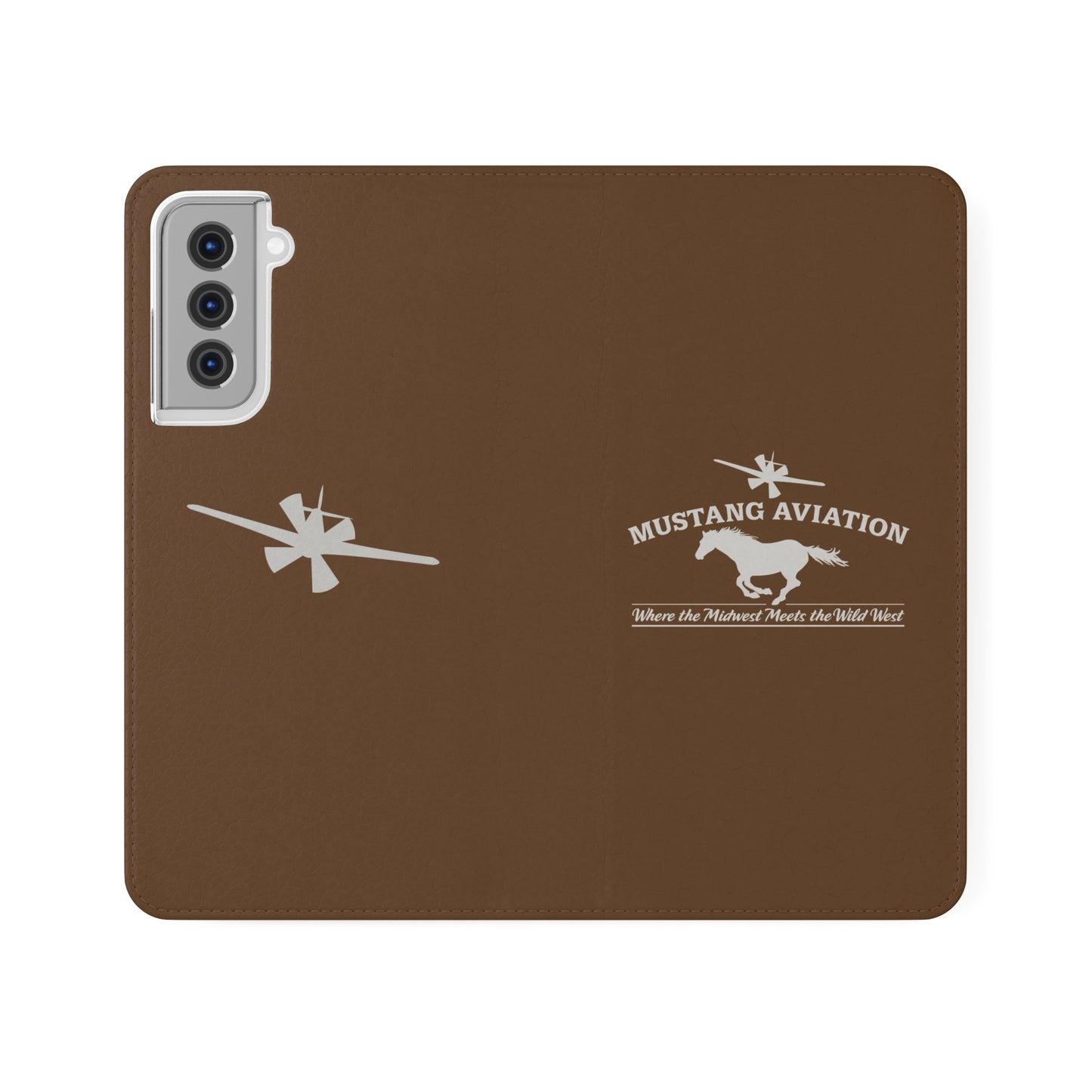 Mustang Aviation Phone Cover Flip Cases