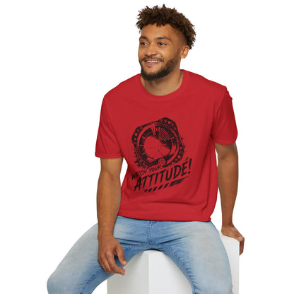 T-Shirt — Watch Your Attitude! Retro Radar Graphic Tee