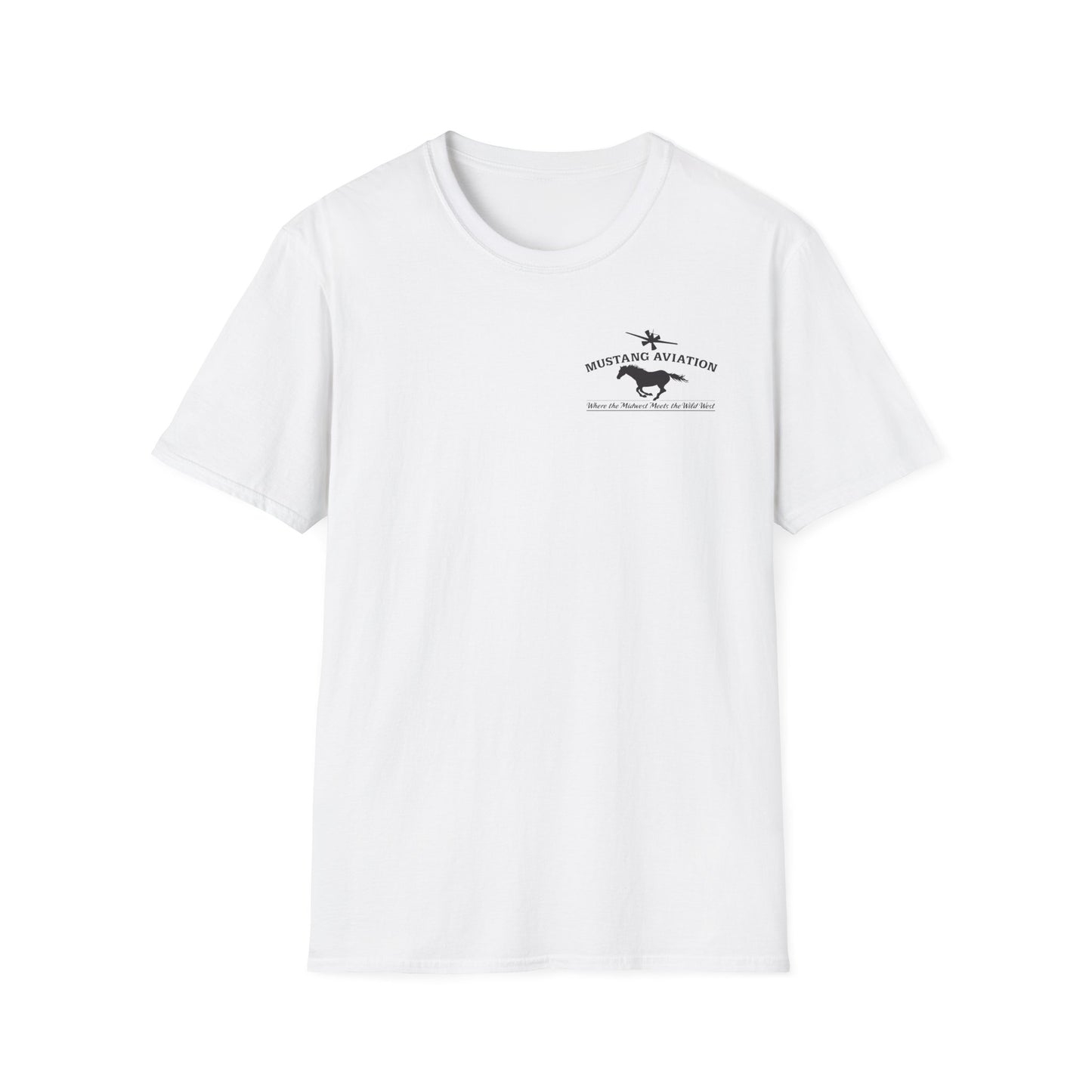 Mustang Aviation - P51 Mustang Unisex Tri-Blend Crew Tee