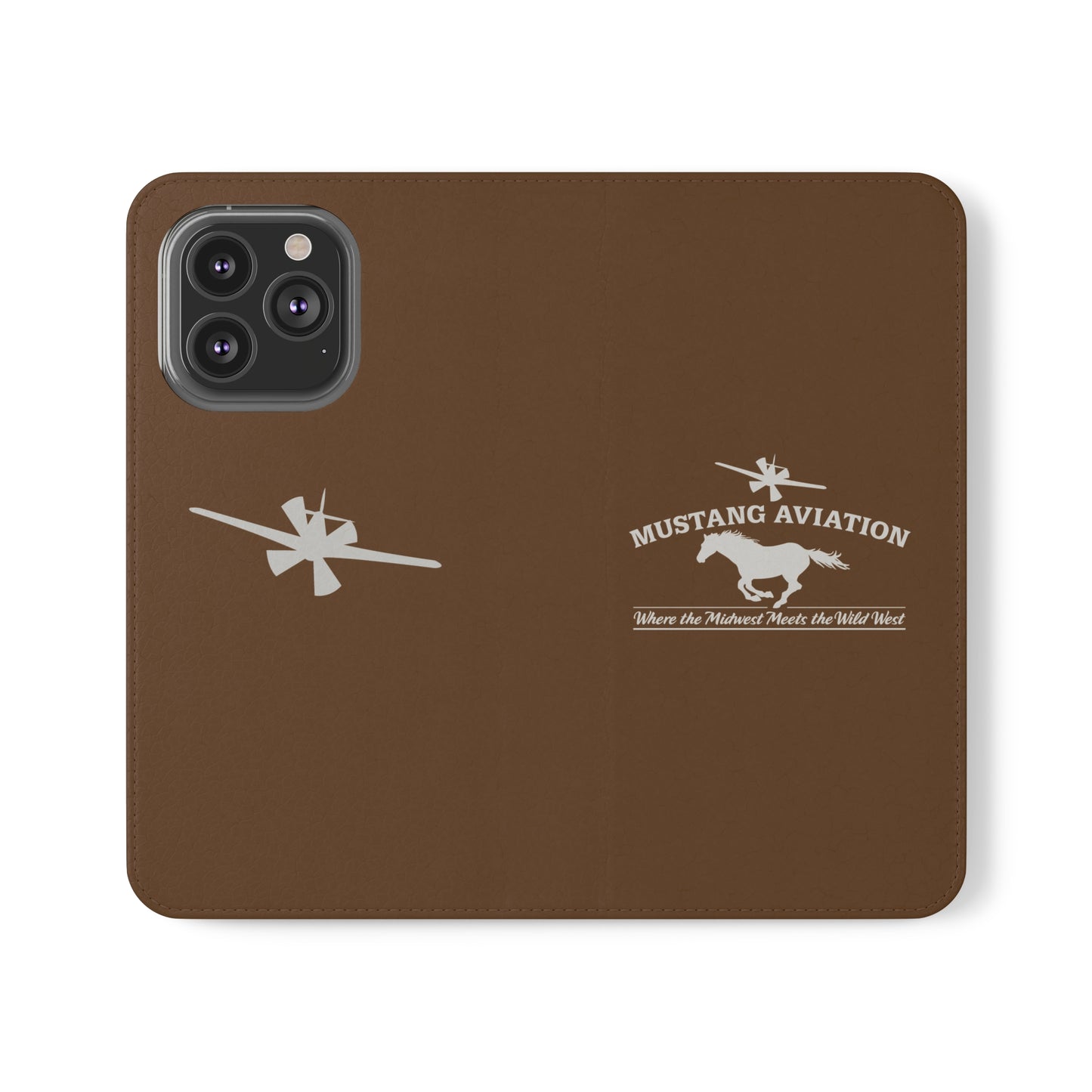 Mustang Aviation Phone Cover Flip Cases