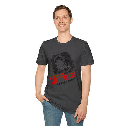 T-Shirt — Watch Your Attitude! Retro Radar Graphic Tee