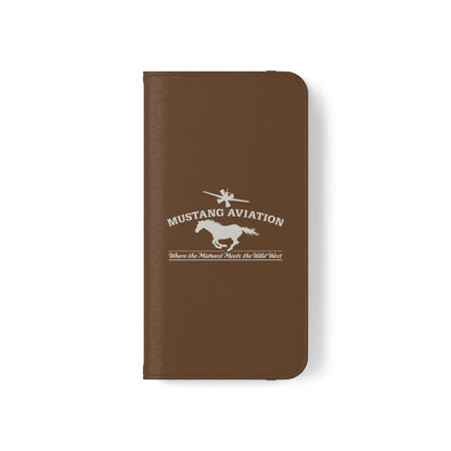 Mustang Aviation Phone Cover Flip Cases