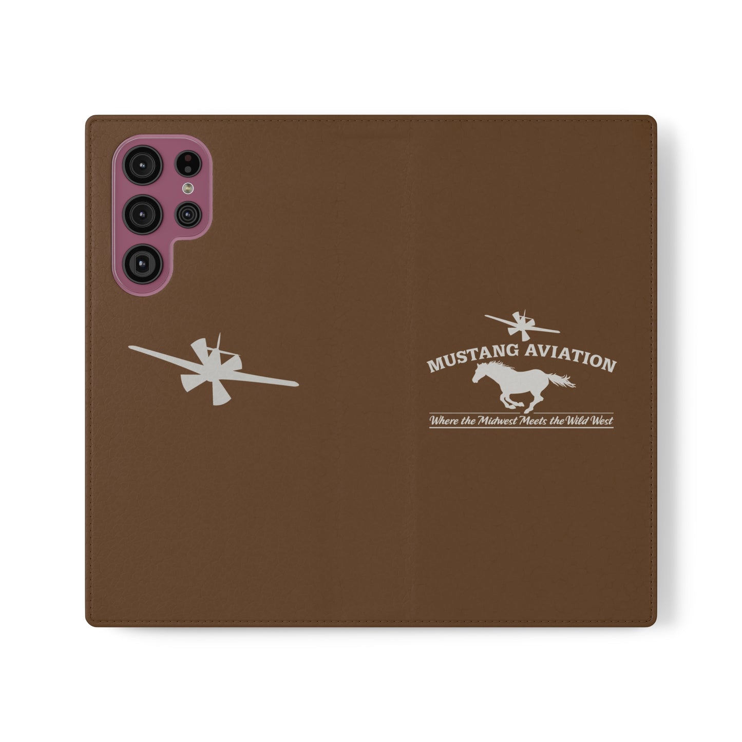 Mustang Aviation Phone Cover Flip Cases