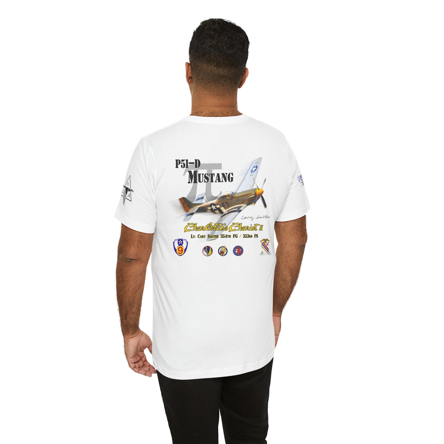 Southern Heritage Aviation Foundation P51 Mustang Charlotte's Chariot II Unisex Softstyle T-Shirt