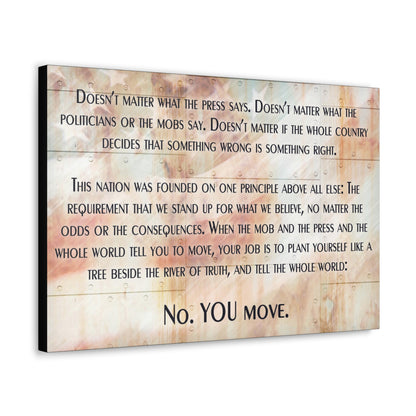 YOU MOVE  Canvas Gallery Wrap