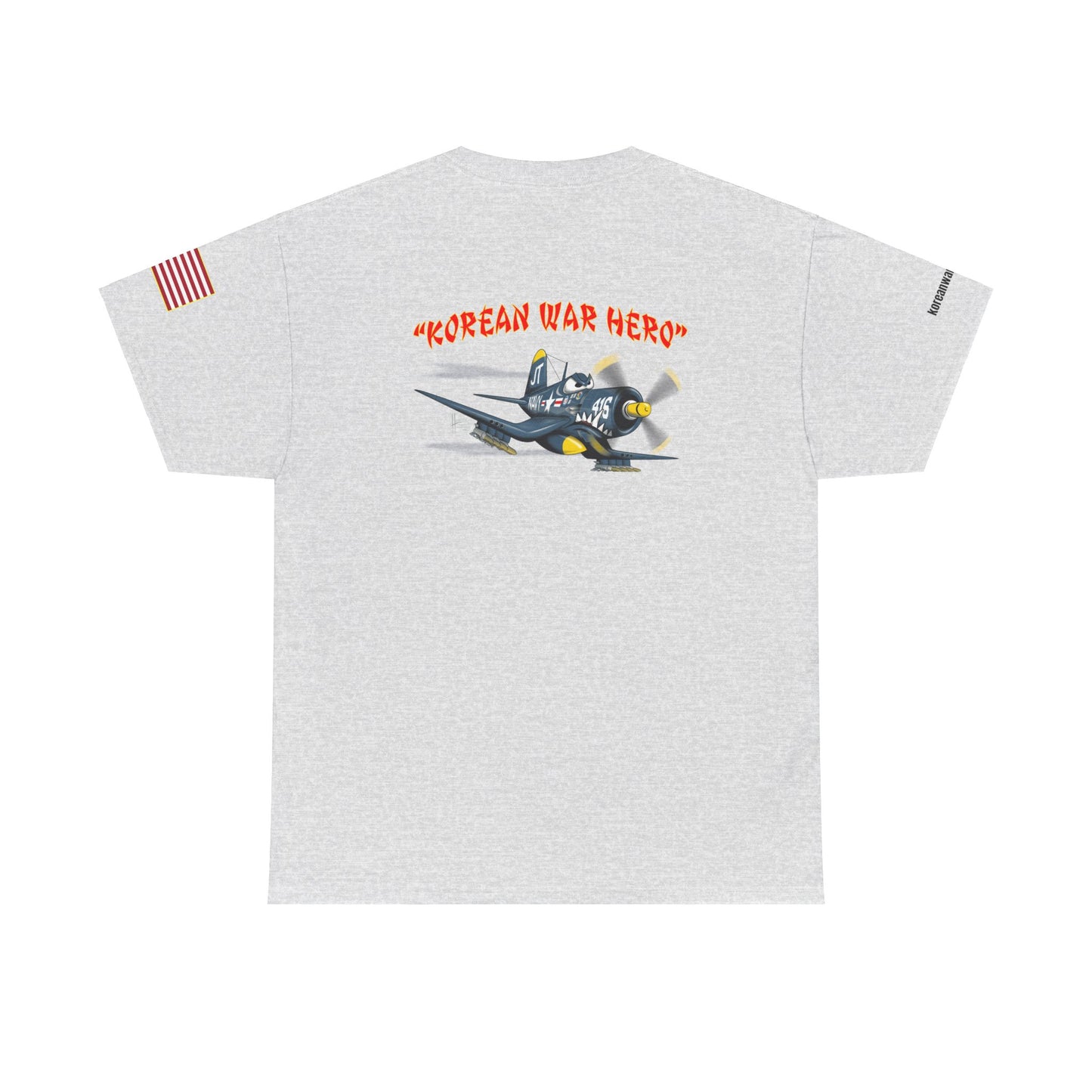 Korean War Hero F4U Corsair Unisex Heavy Cotton Tee