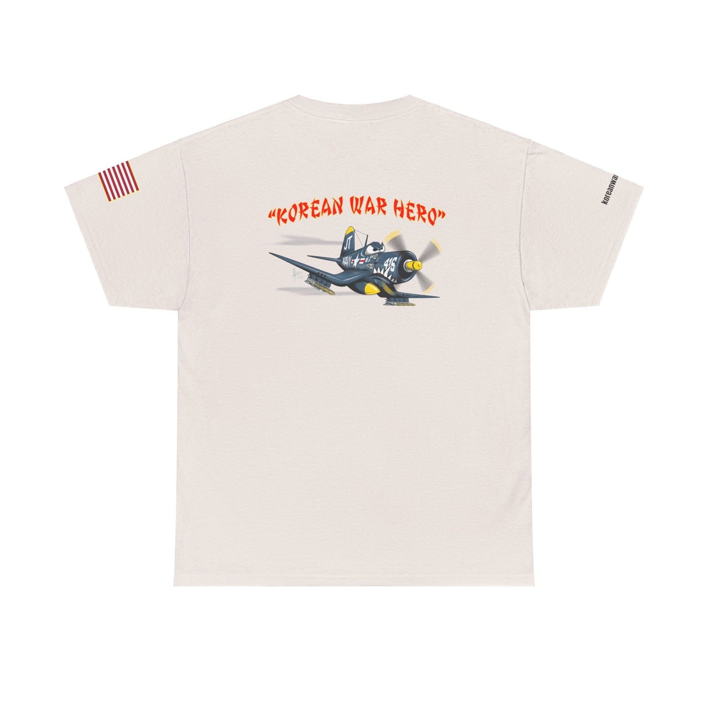 Korean War Hero F4U Corsair Unisex Heavy Cotton Tee