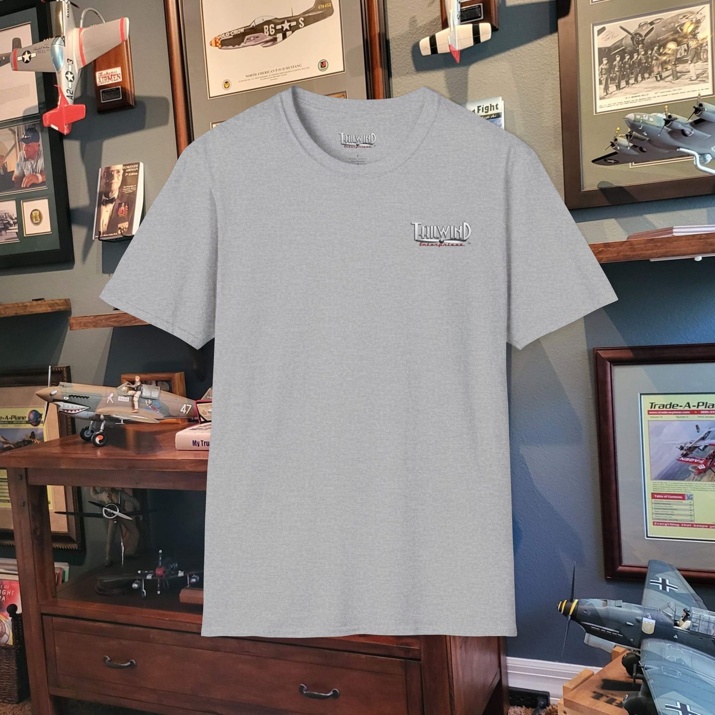TRUST ME - I'm a PILOT" Softstyle T-Shirt Graphic Tee - Tailwind Version