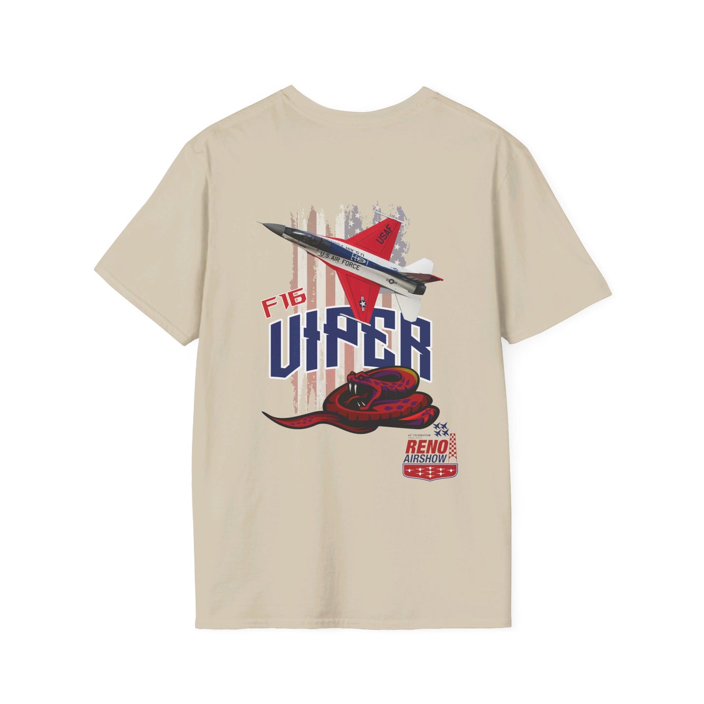 Reno Airshow F16 Viper Unisex Softstyle T-Shirt