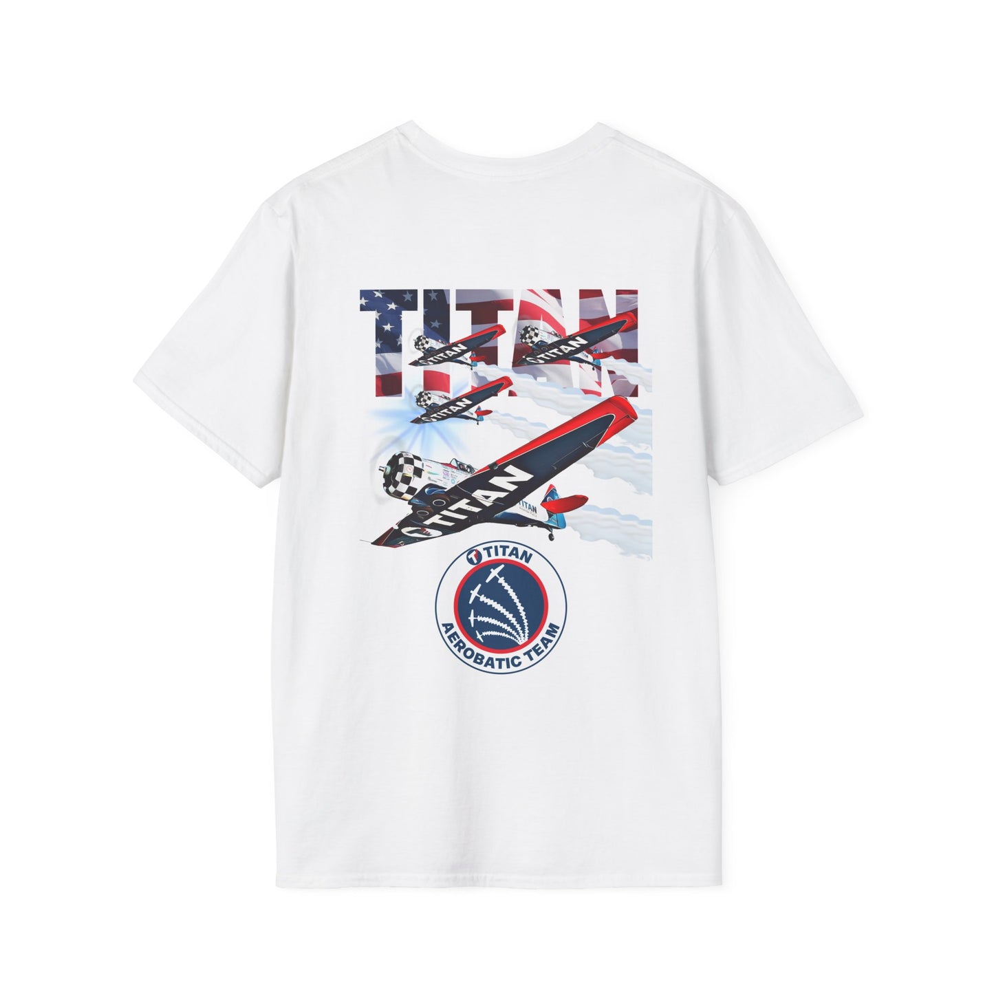 TITAN Aerobatic Team Unisex Softstyle T-Shirt Version 3