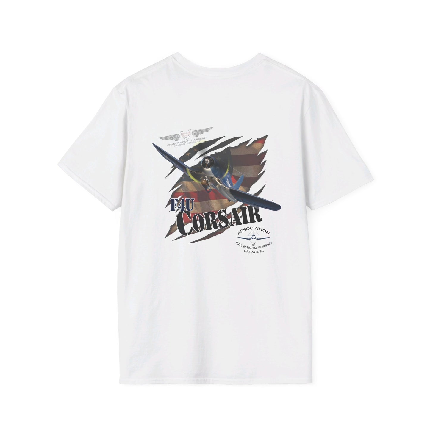 APWO F4U Corsair Member T-Shirt Unisex Softstyle T-Shirt