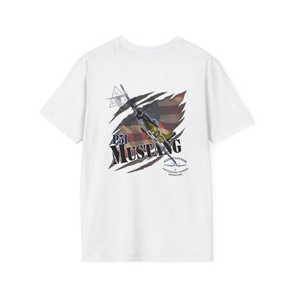 APWO P-51 Mustang Member T-Shirt Unisex Softstyle T-Shirt