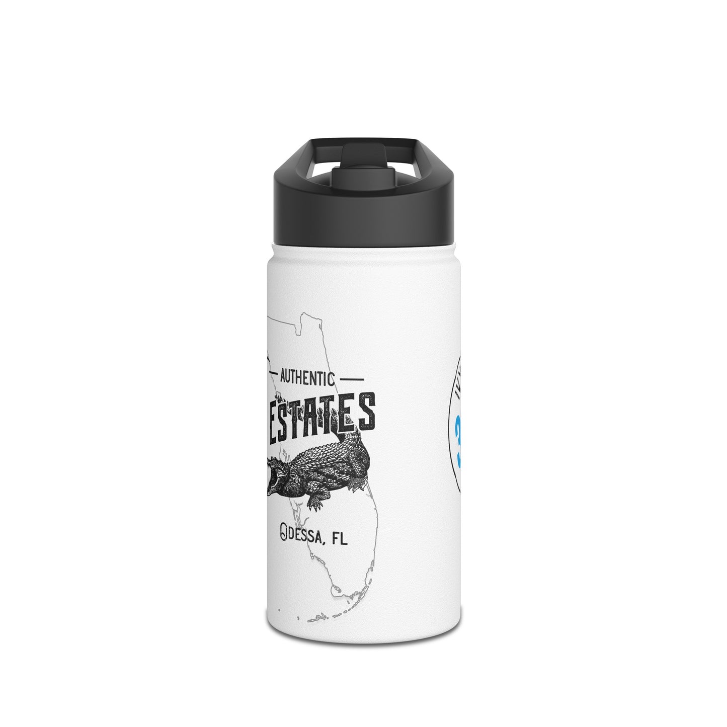 ILE 33556 Ivy Lake Estates Resident Stainless Steel Water Bottle, Standard Lid