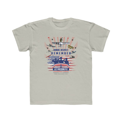 Let Freedom Fly International Airshow Version 2 Kids Regular Fit Tee