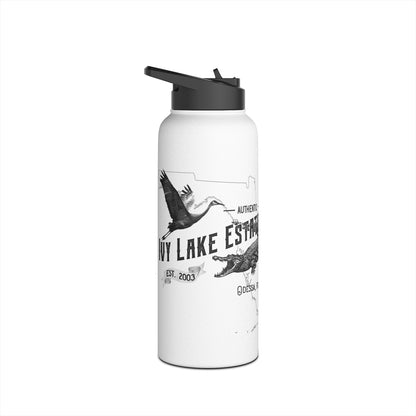 ILE 33556 Ivy Lake Estates Resident Stainless Steel Water Bottle, Standard Lid