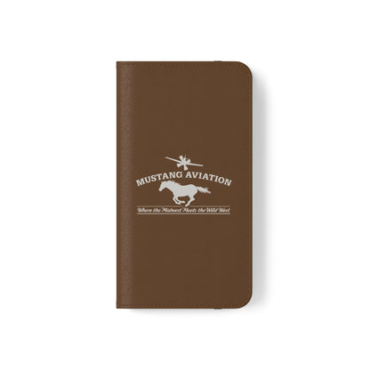 Mustang Aviation Phone Cover Flip Cases