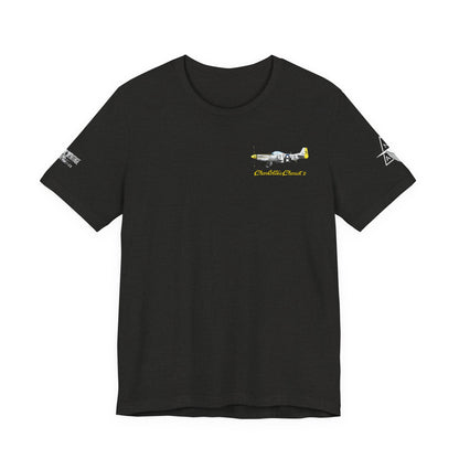 Southern Heritage Aviation Foundation P51 Mustang Charlotte's Chariot II Unisex Softstyle T-Shirt