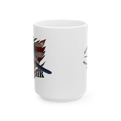 APWO F4U Corsair Logo Ceramic Mug, (15oz)