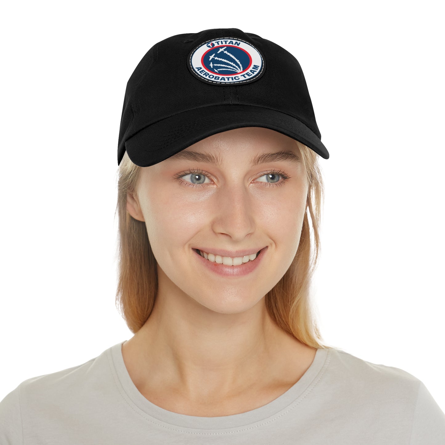 TITAN Aerobatic Team Ball Cap with Leather Patch (Round)