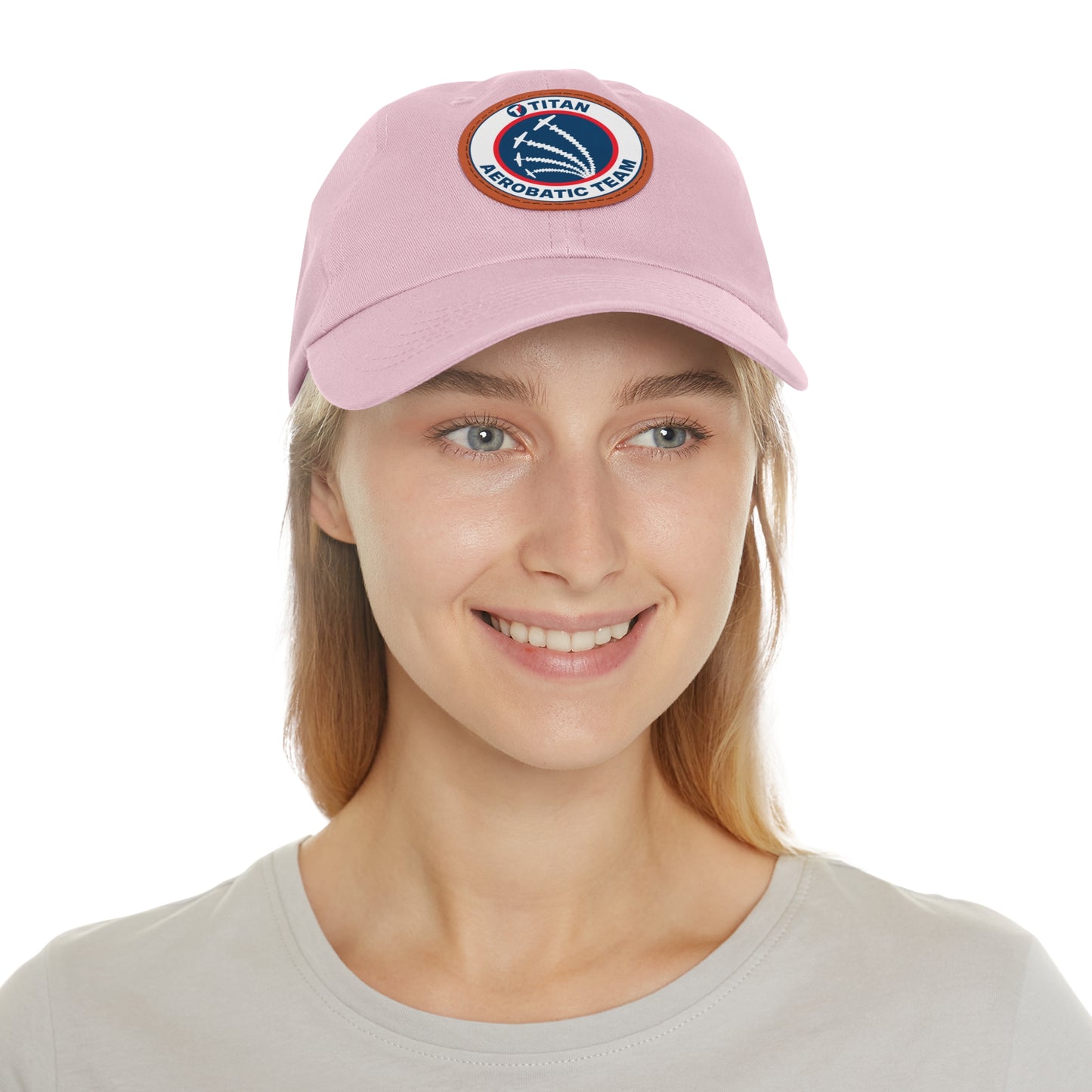 TITAN Aerobatic Team Ball Cap with Leather Patch (Round)