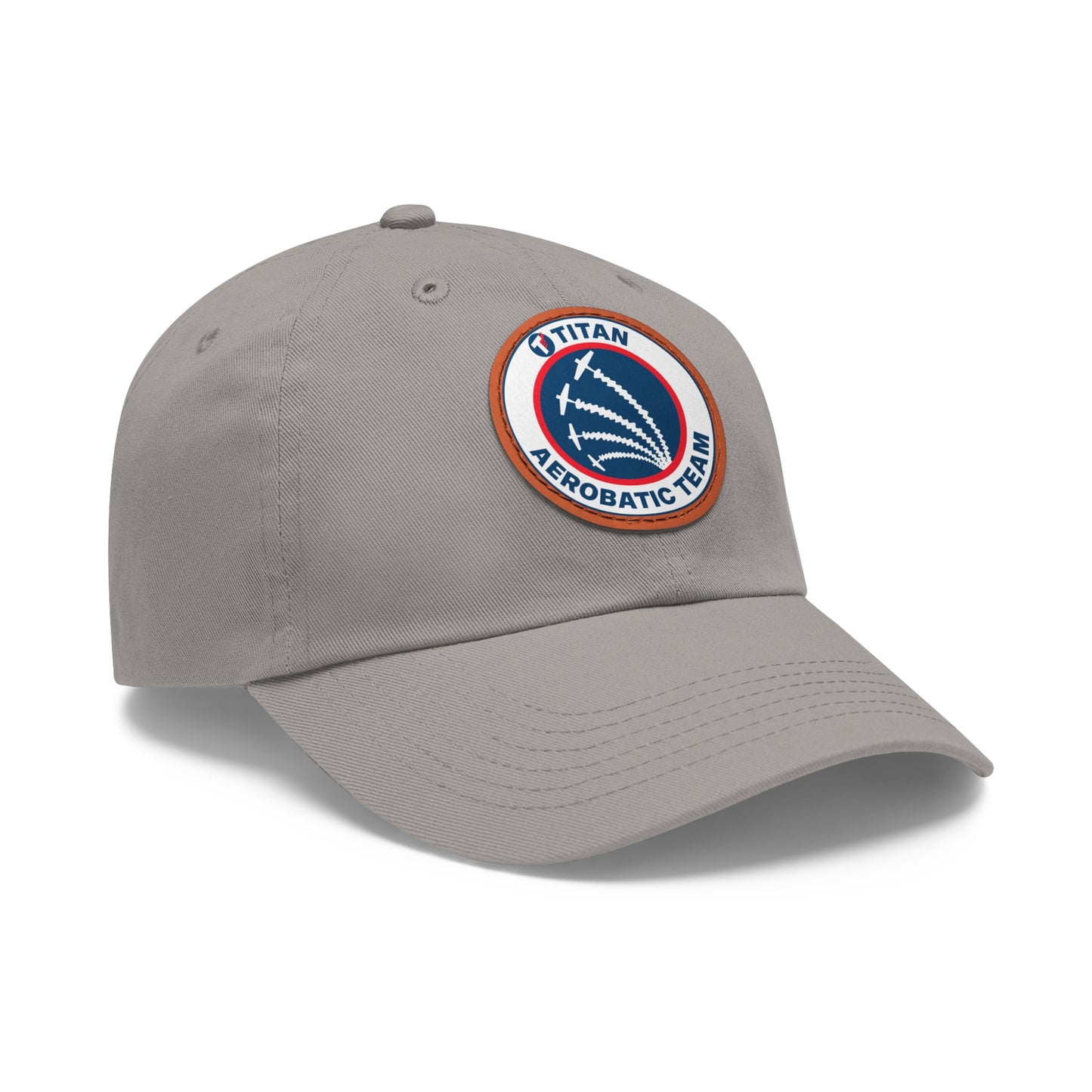 TITAN Aerobatic Team Ball Cap with Leather Patch (Round)