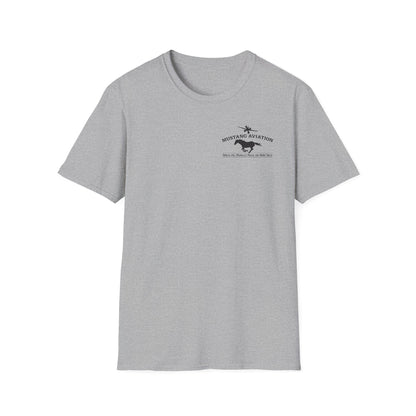 Mustang Aviation - P51 Mustang Unisex Tri-Blend Crew Tee