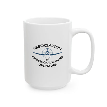 APWO F4U Corsair Logo Ceramic Mug, (15oz)