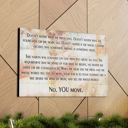 YOU MOVE  Canvas Gallery Wrap