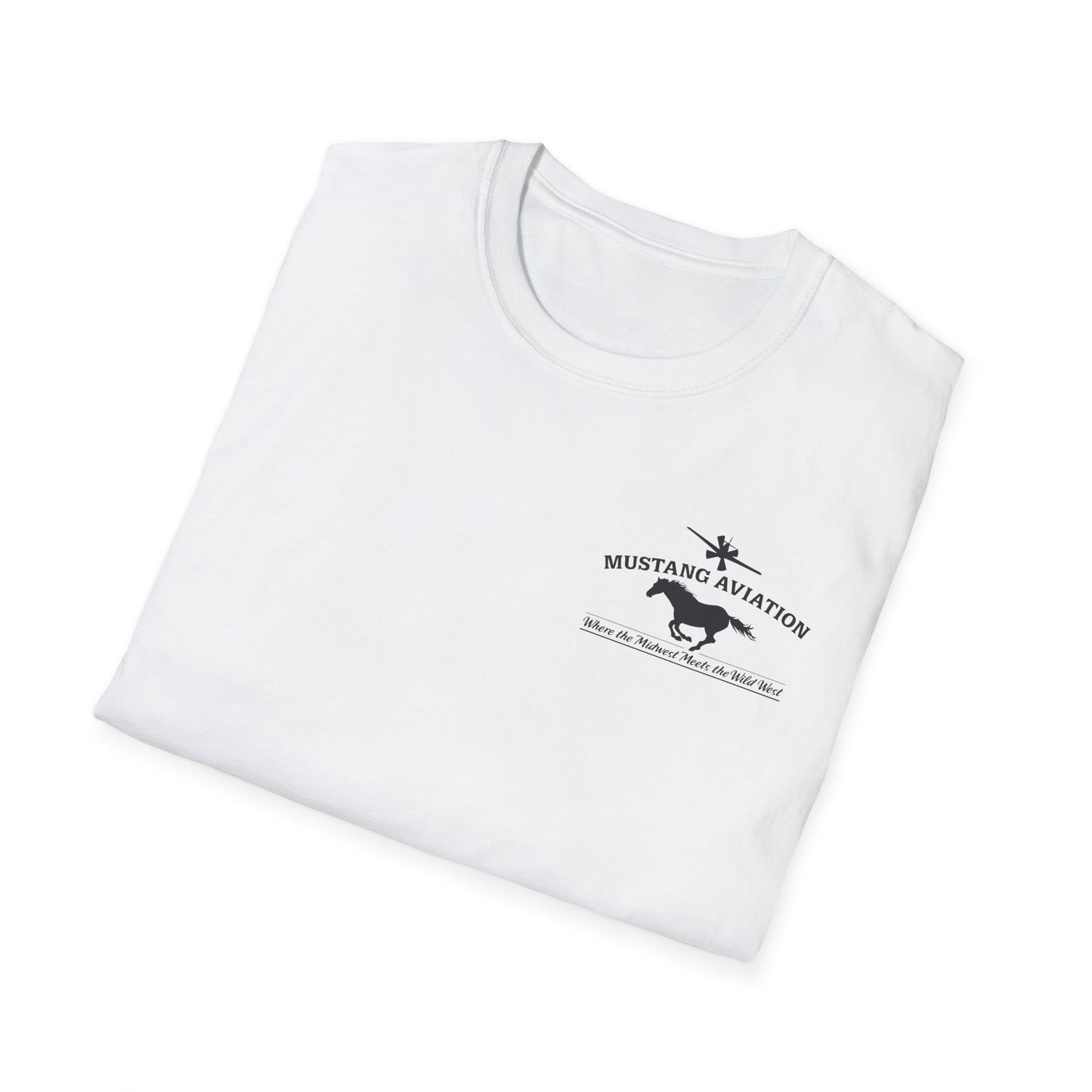 Mustang Aviation - P51 Mustang Unisex Tri-Blend Crew Tee