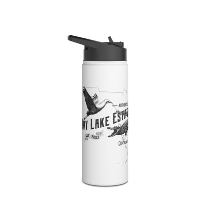 ILE 33556 Ivy Lake Estates Resident Stainless Steel Water Bottle, Standard Lid