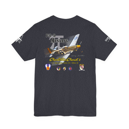 Southern Heritage Aviation Foundation P51 Mustang Charlotte's Chariot II Unisex Softstyle T-Shirt
