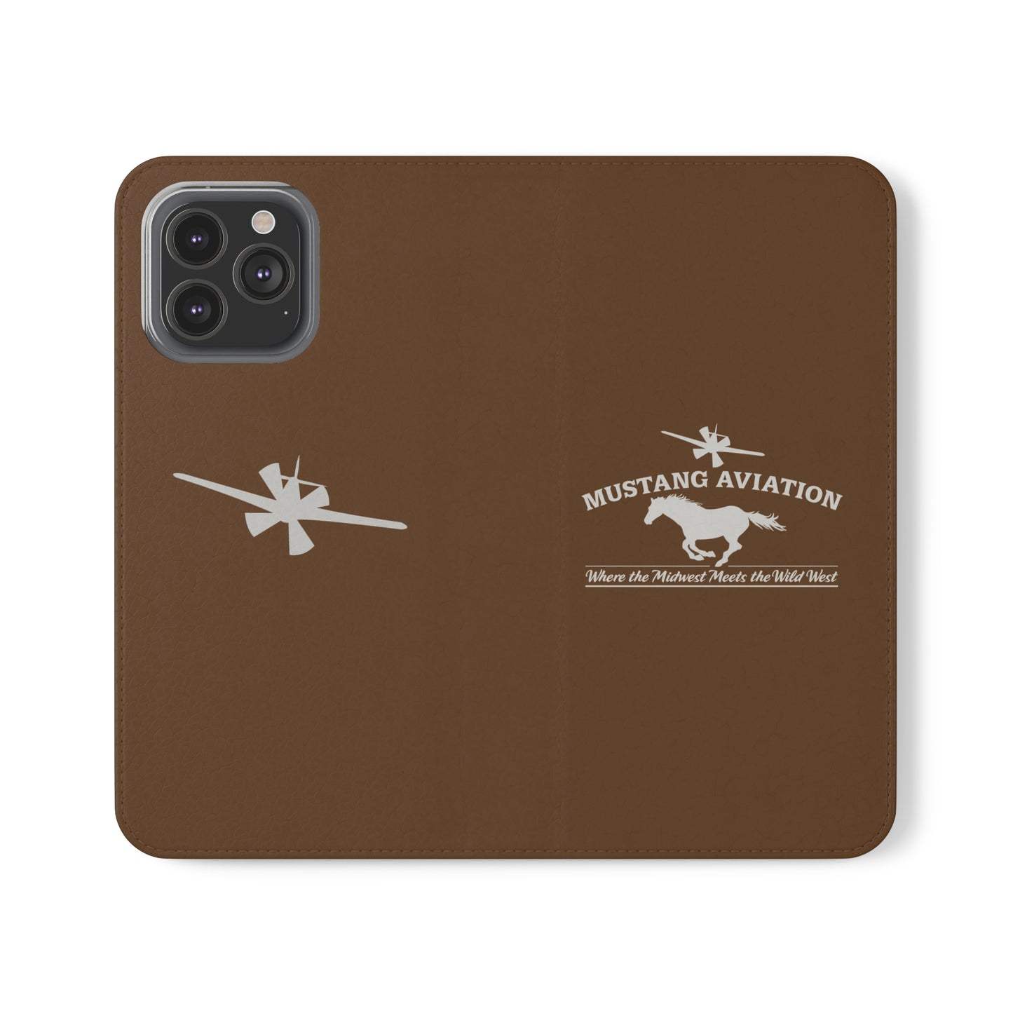 Mustang Aviation Phone Cover Flip Cases