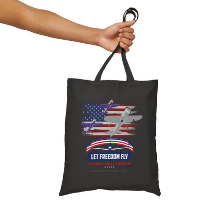 Let Freedom Fly International Airshow Cotton Canvas Tote Bag