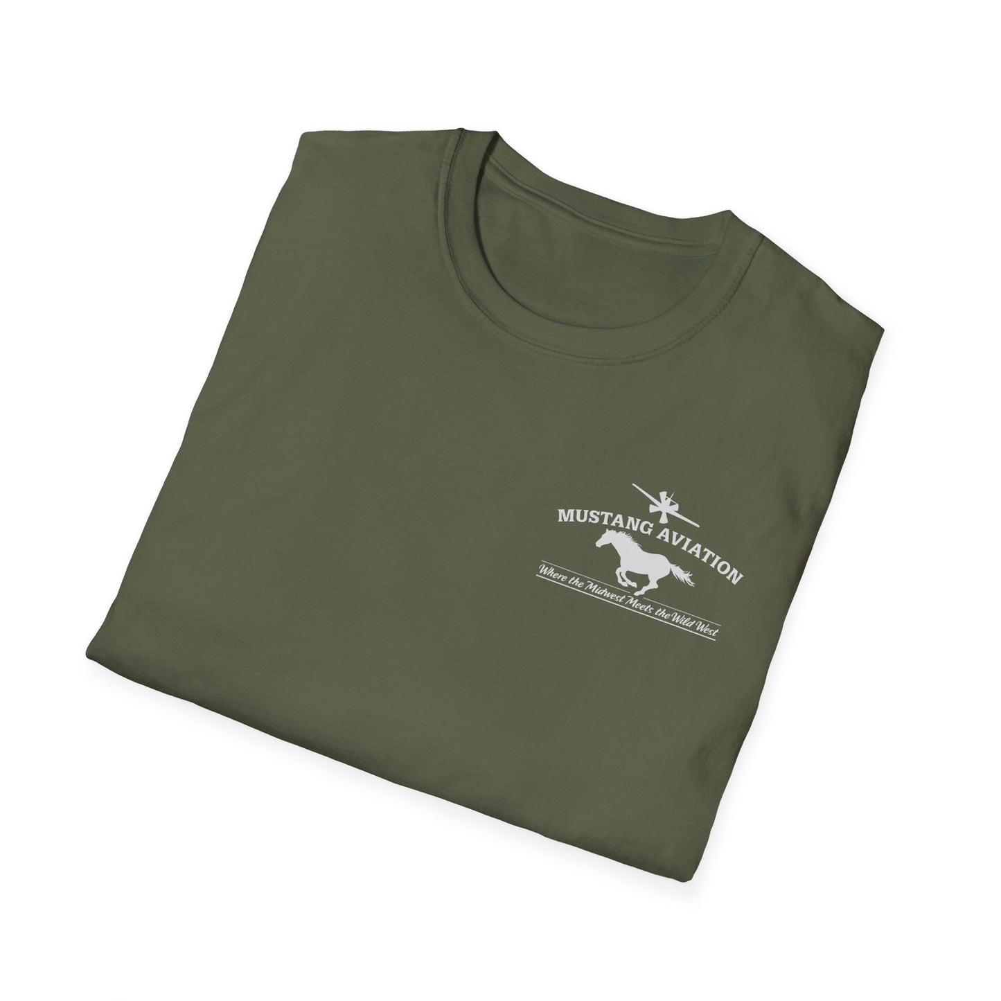 Mustang Aviation - P51 Mustang Unisex Tri-Blend Crew Tee