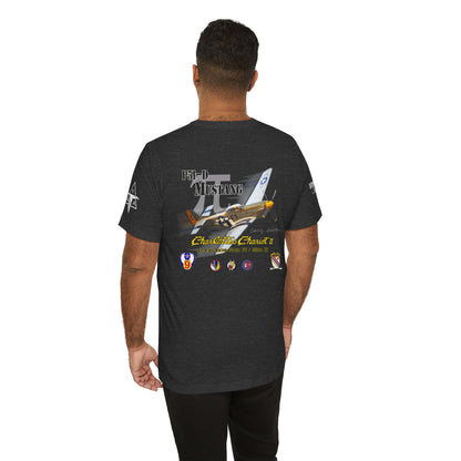 Southern Heritage Aviation Foundation P51 Mustang Charlotte's Chariot II Unisex Softstyle T-Shirt