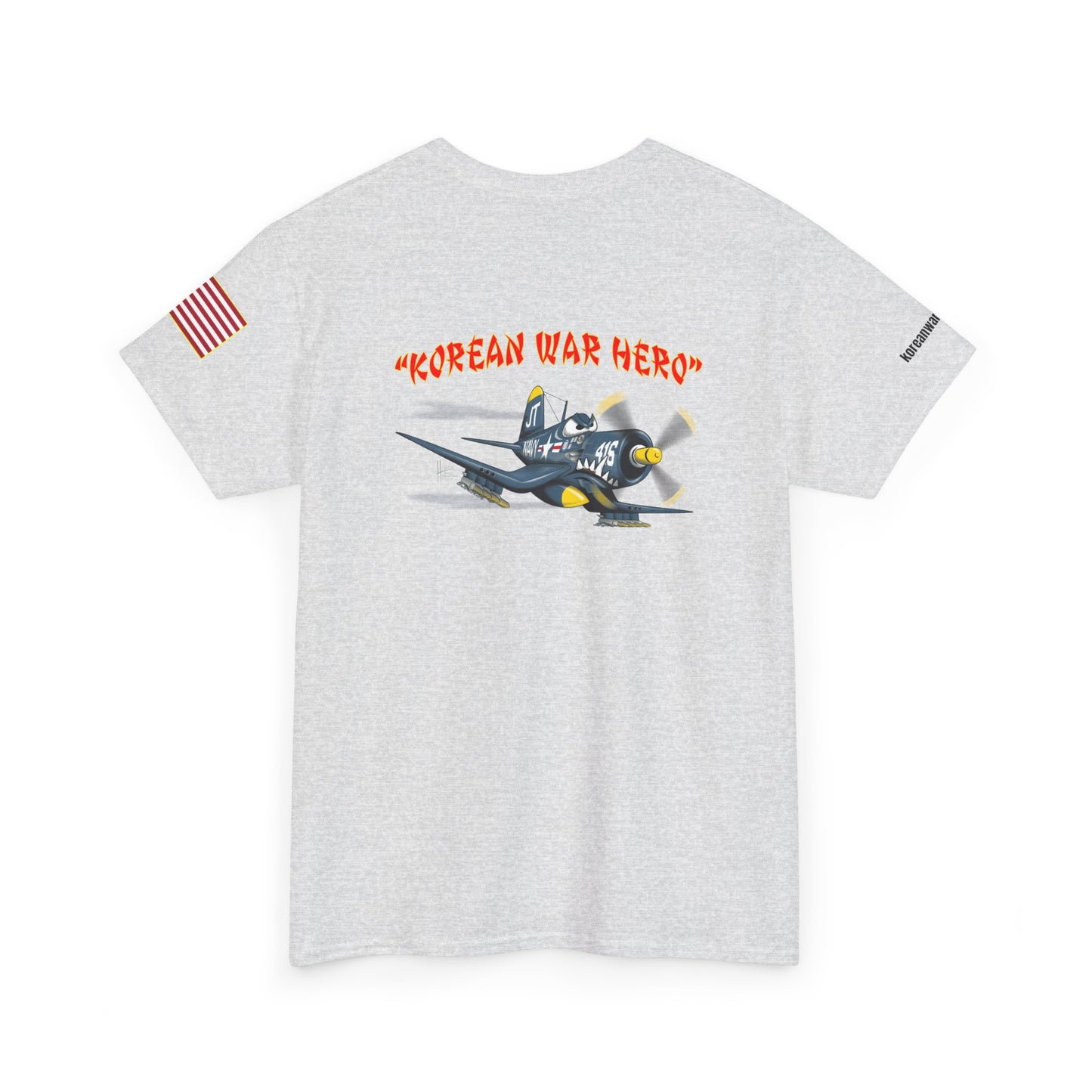 Korean War Hero F4U Corsair Unisex Heavy Cotton Tee