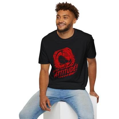 T-Shirt — Watch Your Attitude! Retro Radar Graphic Tee