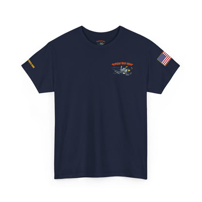 Korean War Hero F4U Corsair Unisex Heavy Cotton Tee