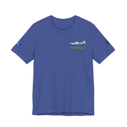 Southern Heritage Aviation Foundation P51 Mustang Charlotte's Chariot II Unisex Softstyle T-Shirt